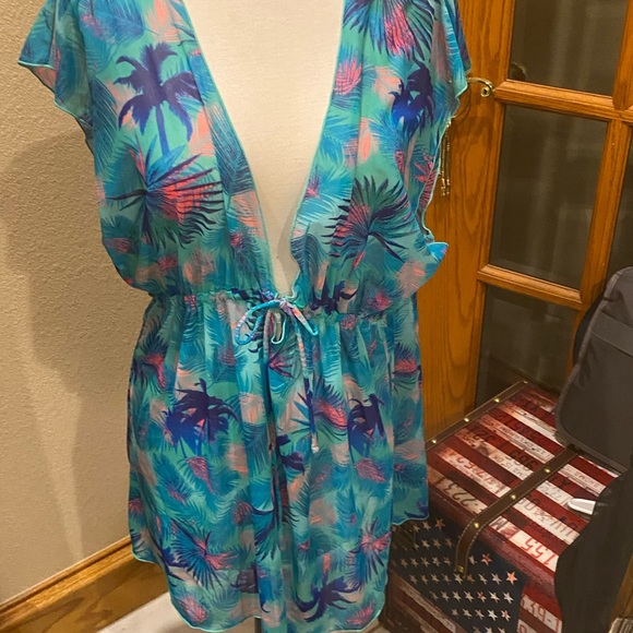 Swim suit cover up by Op size Large (11-13 ) - Picture 3 of 6